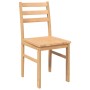 Sillas de comedor 2 unidades madera maciza de caucho de , Sillas de comedor - Ref: Foro24-4102420, Precio: 81,30 €, Descuento: %