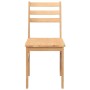 Sillas de comedor 2 unidades madera maciza de caucho de , Sillas de comedor - Ref: Foro24-4102420, Precio: 81,30 €, Descuento: %