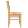 Sillas de comedor 2 unidades madera maciza de caucho de , Sillas de comedor - Ref: Foro24-4102420, Precio: 81,30 €, Descuento: %