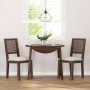 Sillas de comedor con cojines 2 uds madera maciza marrón caucho de , Sillas de comedor - Ref: Foro24-4102476, Precio: 175,12 ...
