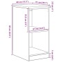 Armario de almacenamiento para garaje negro 40x51x85 cm de , Armarios industriales - Ref: Foro24-860536, Precio: 56,40 €, Des...