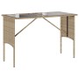 Set comedor de jardín 3 pzas con cojines ratán sintético beige de , Conjuntos de jardín - Ref: Foro24-4104184, Precio: 274,21...