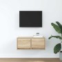 Mueble para TV madera contrachapada roble ahumado 60x31x25,5 cm de , Muebles TV - Ref: Foro24-861494, Precio: 45,90 €, Descue...