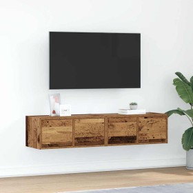 Muebles de TV 2 uds 60x31x25,5 cm Madera ingeniería envejecida de , Muebles TV - Ref: Foro24-861505, Precio: 79,74 €, Descuen...