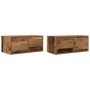 Muebles de TV 2 uds 60x31x25,5 cm Madera ingeniería envejecida de , Muebles TV - Ref: Foro24-861505, Precio: 79,74 €, Descuen...