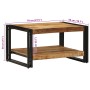 Mesa de centro 70x50x38 cm madera maciza de mango de , Mesas de centro - Ref: Foro24-4102718, Precio: 100,47 €, Descuento: %
