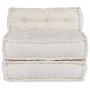 Puf modular crema 70x70x54 tela de , Cojines para sillas y sofás - Ref: Foro24-4019022, Precio: 132,66 €, Descuento: %