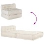 Puf modular crema 70x70x54 tela de , Cojines para sillas y sofás - Ref: Foro24-4019022, Precio: 132,66 €, Descuento: %