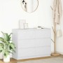 Aparador blanco 100x35x76 cm madera de ingeniería de , Aparadores - Ref: Foro24-3328498, Precio: 155,63 €, Descuento: %
