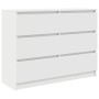 Aparador blanco 100x35x76 cm madera de ingeniería de , Aparadores - Ref: Foro24-3328498, Precio: 155,63 €, Descuento: %