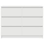 Aparador blanco 100x35x76 cm madera de ingeniería de , Aparadores - Ref: Foro24-3328498, Precio: 155,63 €, Descuento: %