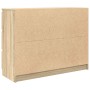 Aparador de madera contrachapada roble sonoma 100x35x76 cm de , Aparadores - Ref: Foro24-3328500, Precio: 138,30 €, Descuento: %