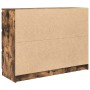 Aparador madera contrachapada color roble ahumado 100x35x76 cm de , Aparadores - Ref: Foro24-3328502, Precio: 136,72 €, Descu...