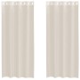 Cortinas de gasa con ojales 2 uds crema 140x245 cm de , Cortinas y visillos - Ref: Foro24-4102074, Precio: 15,61 €, Descuento: %