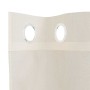 Cortinas de gasa con ojales 2 uds crema 140x245 cm de , Cortinas y visillos - Ref: Foro24-4102074, Precio: 15,61 €, Descuento: %