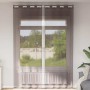 Cortinas de gasa con ojales 2 uds marrón 140x260 cm de , Cortinas y visillos - Ref: Foro24-4102069, Precio: 15,55 €, Descuent...