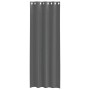 Cortinas de gasa con ojales 2 uds gris oscuro 140x260 cm de , Cortinas y visillos - Ref: Foro24-4102081, Precio: 15,54 €, Des...