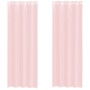Cortinas de gasa con ojales 2 uds rosa claro 140x300 cm de , Cortinas y visillos - Ref: Foro24-4102088, Precio: 16,18 €, Desc...