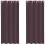 Cortinas de gasa con ojales 2 uds morado 140x245 cm de , Cortinas y visillos - Ref: Foro24-4102104, Precio: 15,04 €, Descuent...
