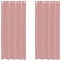 Cortinas de gasa con ojales 2 uds rosa 140x225 cm de , Cortinas y visillos - Ref: Foro24-4102097, Precio: 14,79 €, Descuento: %
