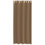 Cortinas de gasa con ojales 2 uds marrón claro de , Cortinas y visillos - Ref: Foro24-4102127, Precio: 13,84 €, Descuento: %