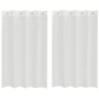 Cortinas de gasa con ojales 2 uds blanco de , Cortinas y visillos - Ref: Foro24-4102150, Precio: 14,36 €, Descuento: %