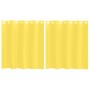 Cortinas de gasa con ojales 2 uds amarillo de , Cortinas y visillos - Ref: Foro24-4102131, Precio: 13,43 €, Descuento: %