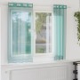 Cortinas de gasa con ojales 2 uds turquesa de , Cortinas y visillos - Ref: Foro24-4102144, Precio: 14,11 €, Descuento: %