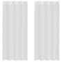 Cortinas de gasa con ojales 2 uds blanco de , Cortinas y visillos - Ref: Foro24-4102152, Precio: 15,66 €, Descuento: %