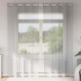 Cortinas de gasa con ojales 2 uds gris claro 140x245 cm de , Cortinas y visillos - Ref: Foro24-4102110, Precio: 15,27 €, Desc...