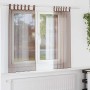 Cortinas de gasa con bolsillos para varillas 2 uds. marrón de , Cortinas y visillos - Ref: Foro24-4102171, Precio: 12,79 €, D...