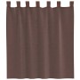 Cortinas de gasa con bolsillos para varillas 2 uds. marrón de , Cortinas y visillos - Ref: Foro24-4102171, Precio: 12,79 €, D...