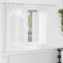 Cortinas de gasa con bolsillos para varillas 2 uds. blanco de , Cortinas y visillos - Ref: Foro24-4102242, Precio: 12,77 €, D...