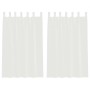 Cortinas de gasa con bolsillos para varillas 2 uds. blanco de , Cortinas y visillos - Ref: Foro24-4102242, Precio: 12,77 €, D...