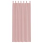 Cortinas de gasa con bolsillos para varillas 2 uds. rosa de , Cortinas y visillos - Ref: Foro24-4102199, Precio: 14,63 €, Des...