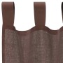 Cortinas de gasa con bolsillos para varillas 2 uds. marrón de , Cortinas y visillos - Ref: Foro24-4102173, Precio: 13,12 €, D...