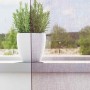 Cortinas de gasa con trabillas 2 uds morado 140x245 cm de , Cortinas y visillos - Ref: Foro24-4102294, Precio: 14,92 €, Descu...
