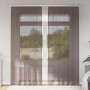 Cortinas de gasa con trabillas 2 uds. marrón de , Cortinas y visillos - Ref: Foro24-4102263, Precio: 14,52 €, Descuento: %