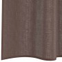 Cortinas de gasa con trabillas 2 uds. marrón de , Cortinas y visillos - Ref: Foro24-4102263, Precio: 14,52 €, Descuento: %