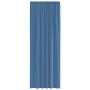 Cortinas de gasa con trabillas 2 uds azul real 140x260 cm de , Cortinas y visillos - Ref: Foro24-4102305, Precio: 15,26 €, De...