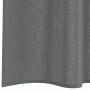 Cortinas de gasa con trabillas 2 uds gris oscuro 140x260 cm de , Cortinas y visillos - Ref: Foro24-4102275, Precio: 15,49 €, ...