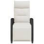 Silla de jardín reclinable con mesa auxiliar ratán negro de , Sillas de jardín - Ref: Foro24-4108275, Precio: 176,90 €, Descu...