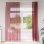 Cortinas de gasa con trabillas 2 uds rojo vino 140x245 cm de , Cortinas y visillos - Ref: Foro24-4102339, Precio: 15,15 €, De...