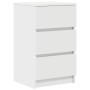 Mesillas de noche con 3 cajones 2 uds Blanco 39x35x65 cm de , Mesitas de noche - Ref: Foro24-861338, Precio: 103,37 €, Descue...