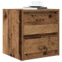 Mesillas de noche de pared 2 uds madera vieja 38x34x40 cm de , Mesitas de noche - Ref: Foro24-861262, Precio: 82,36 €, Descue...