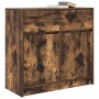 Aparador con cajón roble ahumado 80x34x76 cm madera ingeniería de , Aparadores - Ref: Foro24-861539, Precio: 85,61 €, Descuen...
