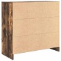 Aparador con cajón roble ahumado 80x34x76 cm madera ingeniería de , Aparadores - Ref: Foro24-861539, Precio: 85,61 €, Descuen...
