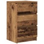 Mesillas de noche con 3 cajones 2 uds madera vieja 39x35x65 cm de , Mesitas de noche - Ref: Foro24-861352, Precio: 103,16 €, ...