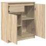 Aparador con cajón roble Sonoma 71x35x84 cm madera ingeniería de , Aparadores - Ref: Foro24-861591, Precio: 88,02 €, Descuent...