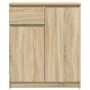 Aparador con cajón roble Sonoma 71x35x84 cm madera ingeniería de , Aparadores - Ref: Foro24-861591, Precio: 88,02 €, Descuent...